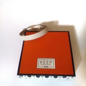 Keep Collective Leather Band Blush/Champagne